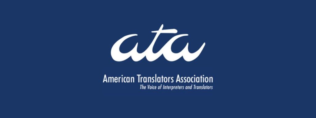 ata Certification as a Professional Translator