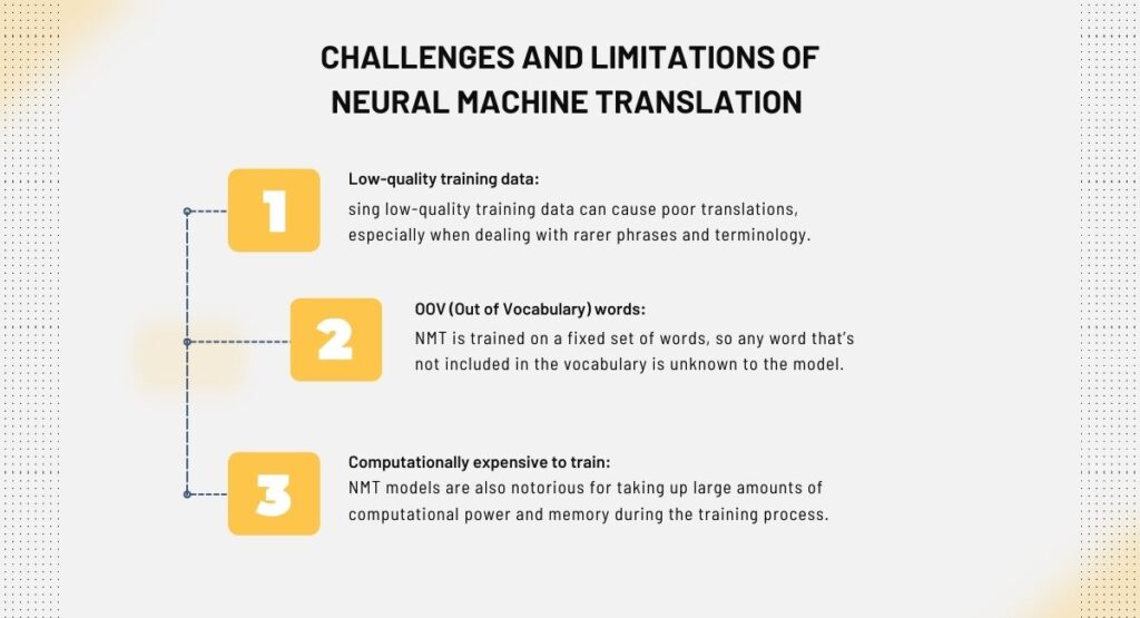 Challenges and Limitations of Neural Machine Translation 