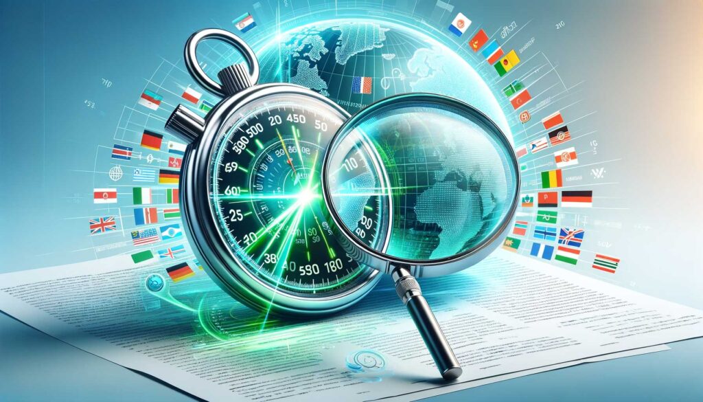 Speed and Accuracy in Translation