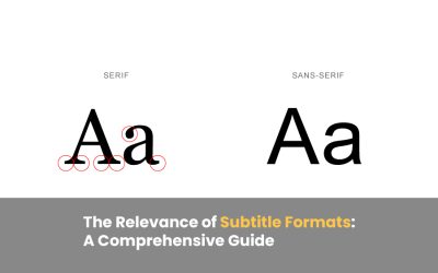 The Relevance of Subtitle Formats: A Comprehensive Guide